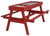 Coops & Feathers Chick-Nic Table - Barn Red