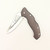 Ariat 3.5" Plain Edge Grey Stainless Steel Folding Knife