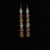 Blazin Roxx Silver, Copper and Gold Tone Earrings