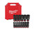 Milwaukee Shockwave 1/2" Drive Deep Well Impact Socket Set- 14 Piece