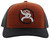 Hooey Strap Roughy Orange/Black Ball Cap