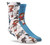 Ariat Womens Western Flash Print Socks - 2 Pairs