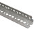 Stanley Hardware #180109 Equal Leg Slotted Angle - 1-1/2 In Leg X 14 Ga T - 72 In L - Steel - Mill