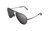 BEX Wesley Black/Silver Sunglasses