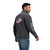 Ariat Mens Charcoal Logo 2.0 Patriot Softshell Water Resistant Jacket