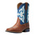 Ariat Boys Red Dirt Road & Blue Waves Lonestar Square Toe Boots