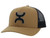 Hooey Sterling Tan/Brown Trucker Ball Cap