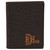 Red Dirt Hat Co. Mens Bifold Bison Grain Leather Card Case