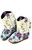 Old West Infant Girls White and Floral Poppet Boots