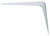 National Hardware Utility Shelf Bracket 8" x 10" - White
