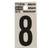 Hy-Ko RV Reflective Self-Adhesive Weather Resistant House Number - 8