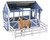 Breyer Farms Deluxe Country Stable With Horse & Wash Stall