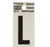 Hy-Ko RV Reflective Self-Adhesive Weather Resistant House Letter 1" - L