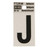 Hy-Ko RV Reflective Self-Adhesive Weather Resistant House Letter 1" - J