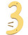 Orgill - Hy-Ko BR Prestige Decorative House Number 4" - #3