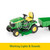 1:16 Big Farm John Deere X758 Lawn Mower with Accessories