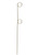 Hy-Ko Metal Wire Pigtail Sign Stake 