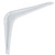 National Hardware 6" x 5" White Steel Shelf Bracket