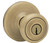 Kwikset Tylo 400 Entry Knob Lockset, Keyed Alike, K6 Key - Antique Brass