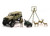 New Ray Toys 1:14 Camo Jeep Wrangler Deer Hunting Set