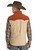 Panhandle Mens Performance Corduroy Quilted Vest- Tan