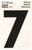 Orgill - Hy-Ko RV Reflective Self-Adhesive Weather Resistant Number Tag - 7