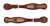 Weaver Leather Cross Coco Feather Ladies' Spur Straps