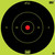 Pro Shot 12" SplatterShot Green Bullseye Heavy Tag Paper - 5 Pack