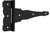 National Hardware N166-012 Decorative T-Hinge, Steel, Black, Screw Mounting