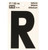 Hy-Ko RV Reflective Self-Adhesive Weather Resistant Letter Tag - R - 2-1/2 In 