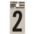 Hy-Ko RV Reflective Self-Adhesive Weather Resistant House Number - 2