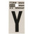 Hy-Ko RV Reflective Self-Adhesive Weather Resistant House Letter 1" - Y