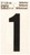 Orgill - Hy-Ko RV Reflective Self-Adhesive Weather Resistant House Number - 1