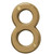 Hy-Ko BR-42PB Prestige House Number - 8