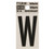 Hy-Ko RV Reflective Self-Adhesive Weather Resistant House Letter 1" - W