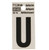 Hy-Ko RV Reflective Self-Adhesive Weather Resistant House Letter 1" - U