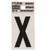 Hy-Ko RV Reflective Self-Adhesive Weather Resistant House Letter 1" - X