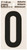 Orgill - Hy-Ko RV Reflective Self-Adhesive Weather Resistant House Number - 0