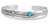 Montana Silversmiths Solo Flight Turquoise Feather Cuff Bracelet