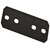 National Hardware 9.5" x 3 x 1/8" Black Steel Brace Mend