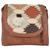 Catchfly Women's Crossbody Purse with Southwest Color Block and Brindle Inlay
