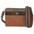 Justin Ladies Crossbody Embossed with Hair On