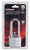 ProSource 6006357 Laminated Padlock - 1-1/2 In, 4 Pins, Long Hardened Steel Shackle, Galvanized Steel, Zinc Plated