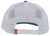 Hooey Men's Cactus Ropes Denim/White 5 Panel Trucker Cap with Red/Black/White Rectangle Patch