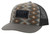 Hooey Men's Doc Cream/Grey 5 Panel Trucker Cap with Black/Cream Rectangle Patch