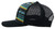 Hooey Doc Turquoise/Black 5 Panel Trucker Cap with Black/White Rectangle Patch - Youth