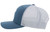 Hooey Men's Sterling Blue/White 6 Panel Trucker Cap with White/Teal Hooey Logo