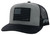 Hooey Men's Liberty Roper Grey Camo 6 Panel Trucker Cap  with Black/Grey Rectangle Patch