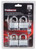 ProSource 2368702 Laminated Padlock With Bumper - 1-1/2 In, Keyed Alike, 4 Pins, Hardened Steel Shackle, Galvanized Steel
