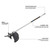 Milwaukee M18 Fuel Quik-lok Brush Cutter Attachment